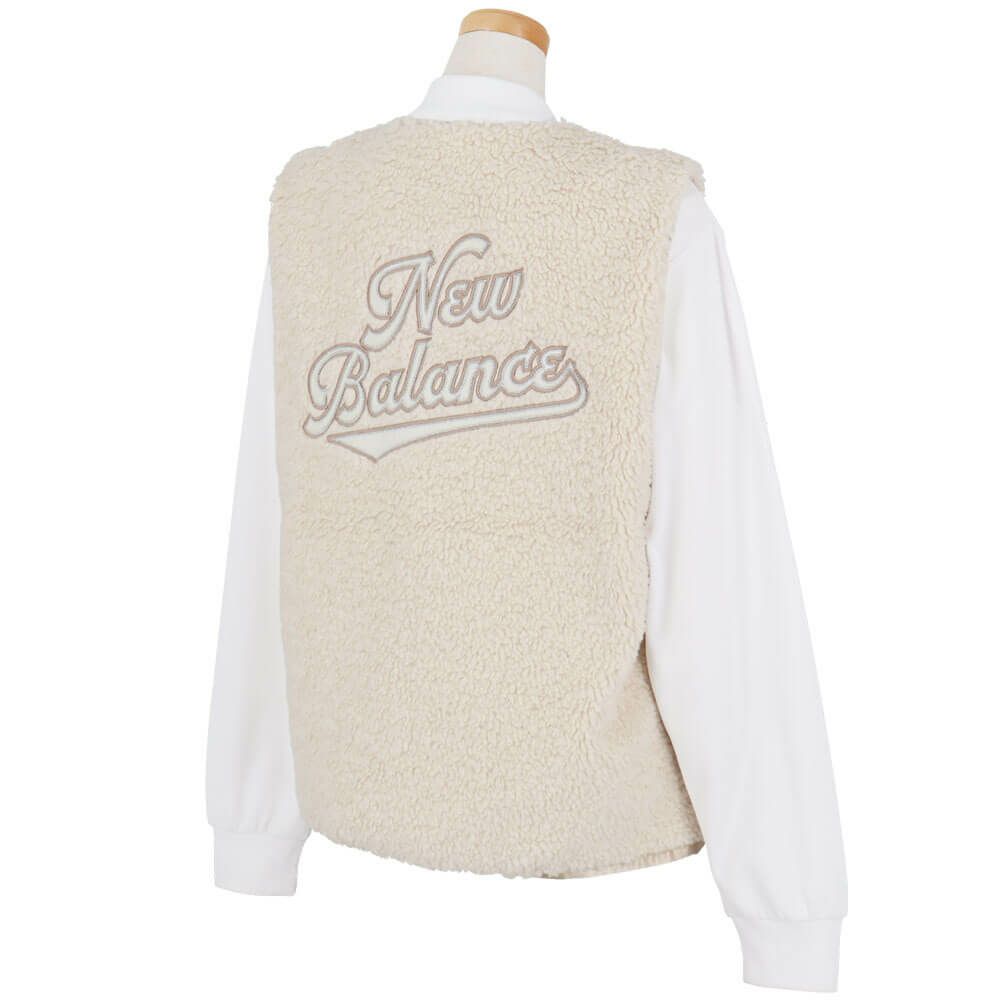 ニューバランスゴルフ　レディース クラッシュボア フルジップ ベスト 012-5258501　2025年モデル 詳細1 詳細9