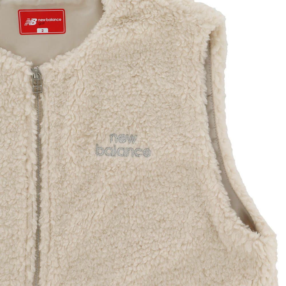 ニューバランスゴルフ　レディース クラッシュボア フルジップ ベスト 012-5258501　2025年モデル 詳細1 詳細13