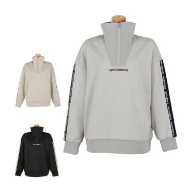 ニューバランスゴルフ　レディース インレイ裏フリース 長袖 ハーフジップ プルオーバー 012-5262504　2025年モデル 詳細1