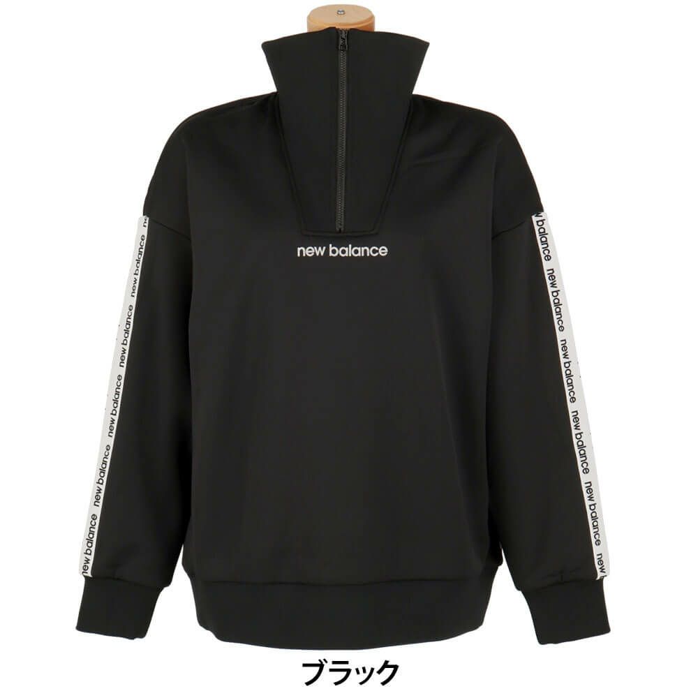 ニューバランスゴルフ　レディース インレイ裏フリース 長袖 ハーフジップ プルオーバー 012-5262504　2025年モデル 詳細1 詳細2