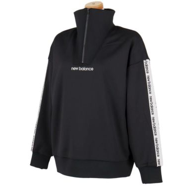ニューバランスゴルフ　レディース インレイ裏フリース 長袖 ハーフジップ プルオーバー 012-5262504　2025年モデル 詳細1 詳細4