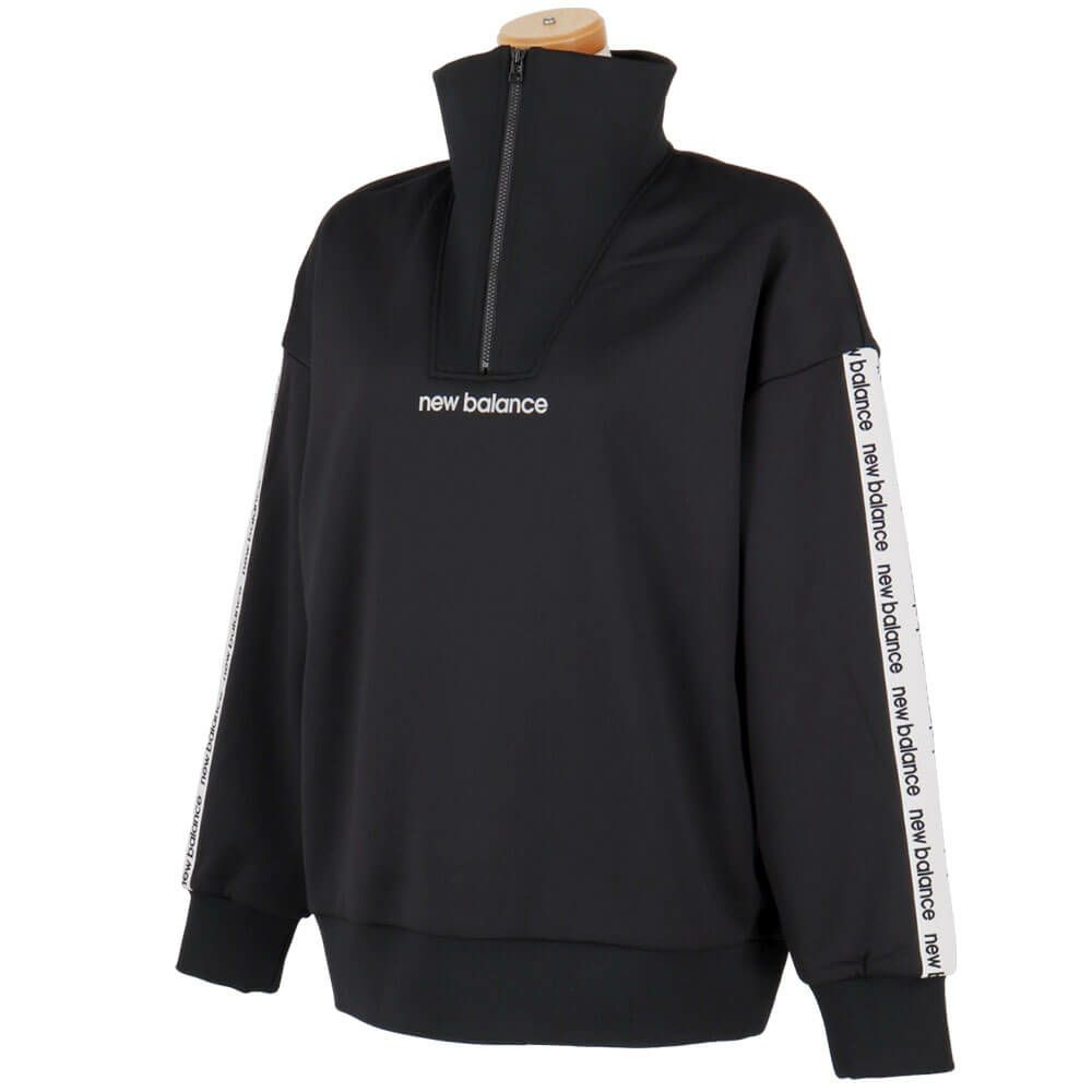 ニューバランスゴルフ　レディース インレイ裏フリース 長袖 ハーフジップ プルオーバー 012-5262504　2025年モデル 詳細1 詳細4