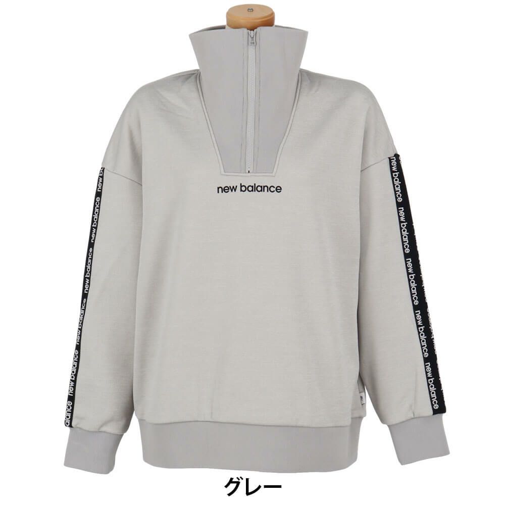 ニューバランスゴルフ　レディース インレイ裏フリース 長袖 ハーフジップ プルオーバー 012-5262504　2025年モデル 詳細1 詳細5