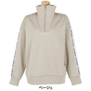 ニューバランスゴルフ　レディース インレイ裏フリース 長袖 ハーフジップ プルオーバー 012-5262504　2025年モデル 詳細1 詳細13