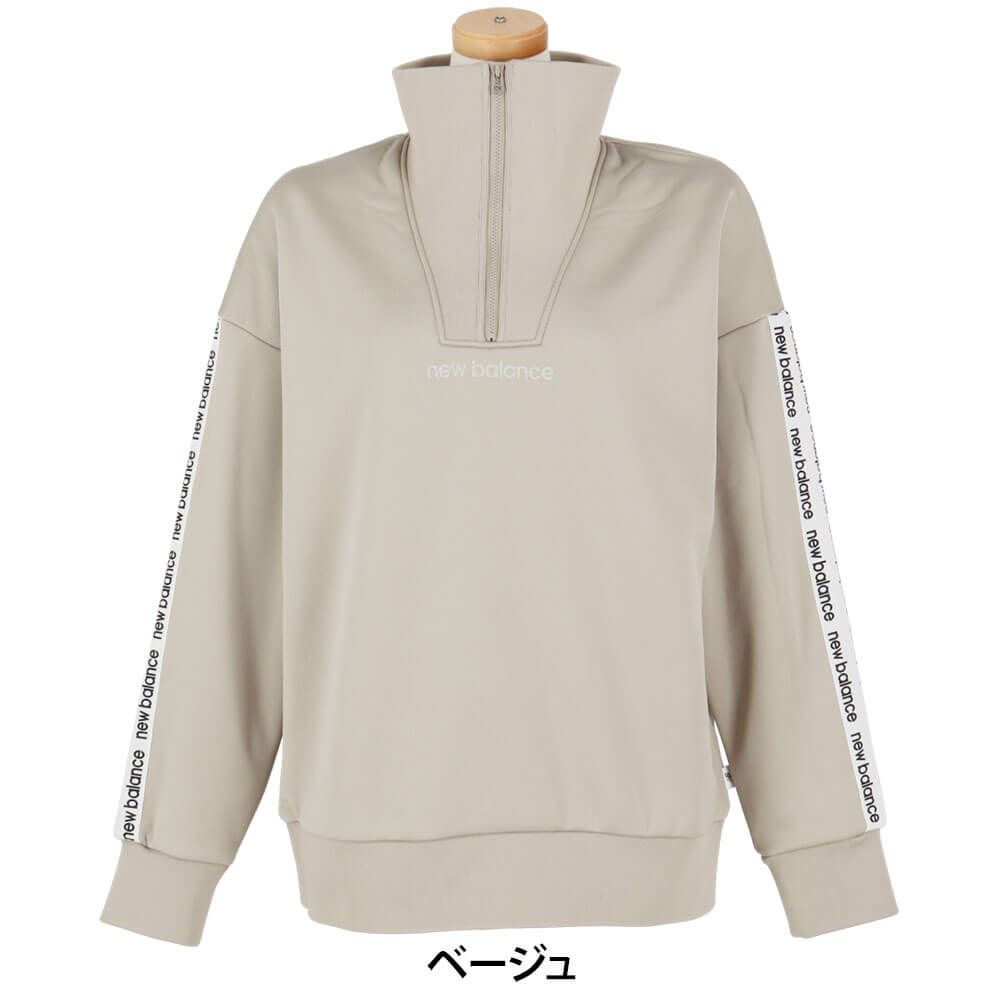 ニューバランスゴルフ　レディース インレイ裏フリース 長袖 ハーフジップ プルオーバー 012-5262504　2025年モデル 詳細1 詳細13