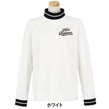 ニューバランスゴルフ　レディース スムース両面ピーチ 長袖 モックネック シャツ 012-5267508　2025年モデル 詳細1 詳細5