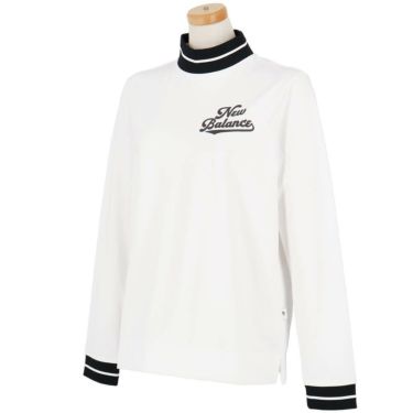 ニューバランスゴルフ　レディース スムース両面ピーチ 長袖 モックネック シャツ 012-5267508　2025年モデル 詳細1 詳細7