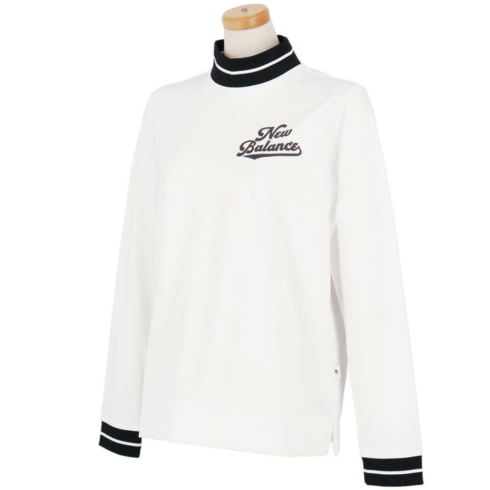 ニューバランスゴルフ　レディース スムース両面ピーチ 長袖 モックネック シャツ 012-5267508　2025年モデル 詳細1 詳細7