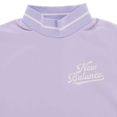 ニューバランスゴルフ　レディース スムース両面ピーチ 長袖 モックネック シャツ 012-5267508　2025年モデル 詳細1 詳細11