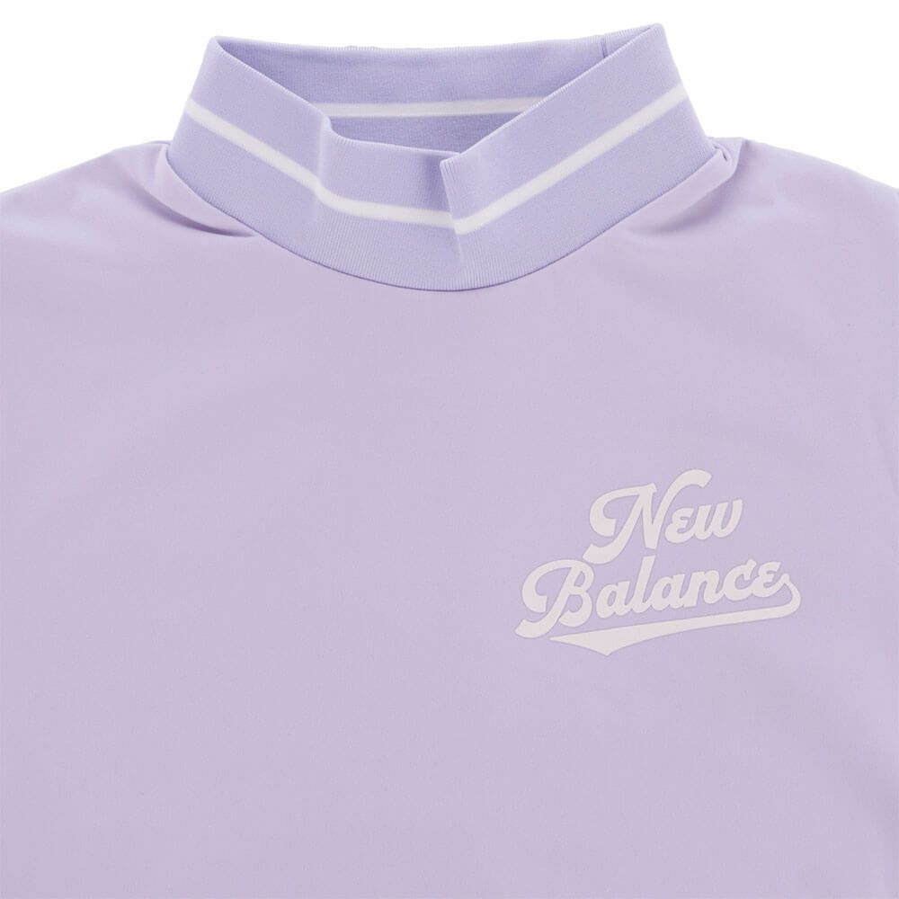 ニューバランスゴルフ　レディース スムース両面ピーチ 長袖 モックネック シャツ 012-5267508　2025年モデル 詳細1 詳細11