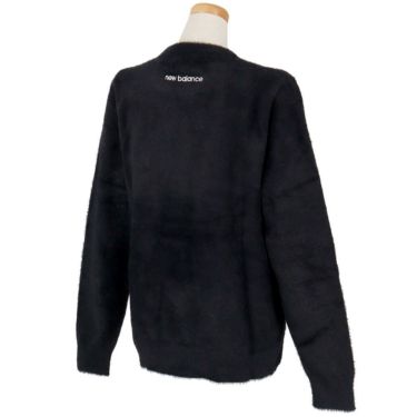 ニューバランスゴルフ　レディース 天竺編×ロゴダブルジャカード 長袖 クルーネック ニット セーター 012-5270504　2025年モデル 詳細1 詳細3