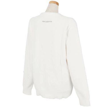 ニューバランスゴルフ　レディース 天竺編×ロゴダブルジャカード 長袖 クルーネック ニット セーター 012-5270504　2025年モデル 詳細1 詳細6
