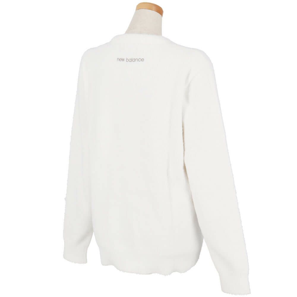 ニューバランスゴルフ　レディース 天竺編×ロゴダブルジャカード 長袖 クルーネック ニット セーター 012-5270504　2025年モデル 詳細1 詳細6