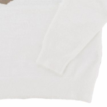 ニューバランスゴルフ　レディース 天竺編×ロゴダブルジャカード 長袖 クルーネック ニット セーター 012-5270504　2025年モデル 詳細1 詳細10