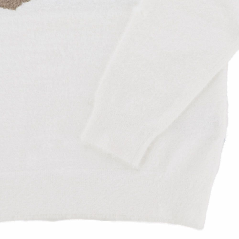 ニューバランスゴルフ　レディース 天竺編×ロゴダブルジャカード 長袖 クルーネック ニット セーター 012-5270504　2025年モデル 詳細1 詳細10