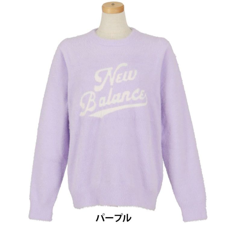 ニューバランスゴルフ レディース 天竺編×ロゴダブルジャカード 長袖