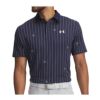 アンダーアーマー UNDER ARMOUR　メンズ UAプレーオフ3.0 プリント 半袖 ポロシャツ 1378677 426 Midnight Navy/White　2025年モデル Midnight-Navy/White