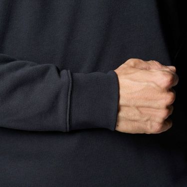 アンダーアーマー UNDER ARMOUR　メンズ UAエッセンシャルテリー 長袖 クルーネック プルオーバー 1384821 002 Black/White　2025年モデル Black/White 詳細4