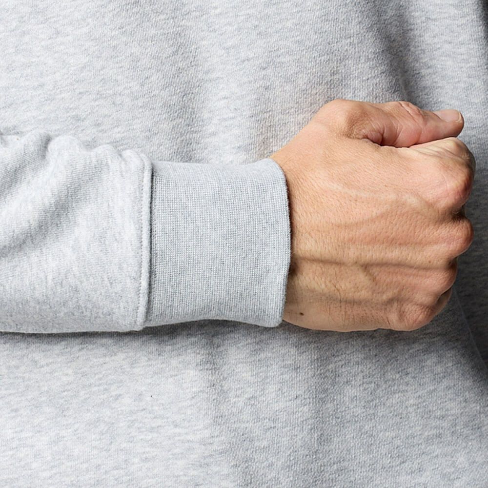 アンダーアーマー UNDER ARMOUR　メンズ UAエッセンシャルテリー 長袖 クルーネック プルオーバー 1384821 012 Mod Gray　2025年モデル Mod-Gray 詳細4