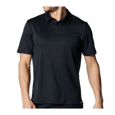 アンダーアーマー UNDER ARMOUR　メンズ UAモーション 半袖 ポロシャツ 6001547 001 Black　2025年モデル Black