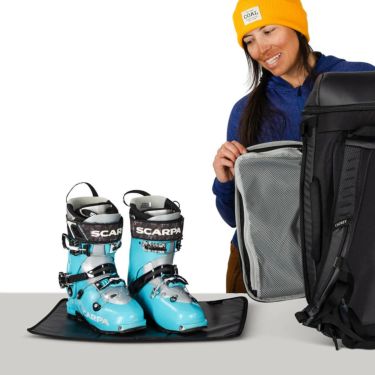オスプレー OSPREY　マウンテンバウンドブーツパックプラス ブラック　スキー ブーツバックパック 2025-2026 詳細5