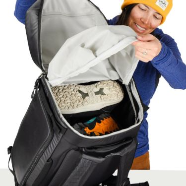オスプレー OSPREY　マウンテンバウンドブーツパックプラス ブラック　スキー ブーツバックパック 2025-2026 詳細6