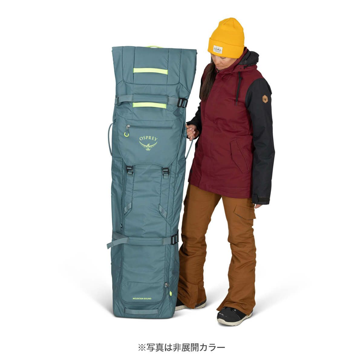 オスプレー OSPREY　マウンテンバウンドローラー ブラック　スキーケース 2025-2026 詳細4