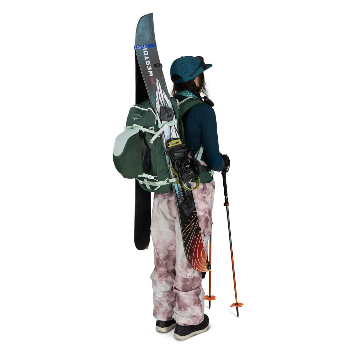 オスプレー OSPREY　ソプリス32 レディース マグマブラウン　スキー バックパック 2025-2026 詳細7