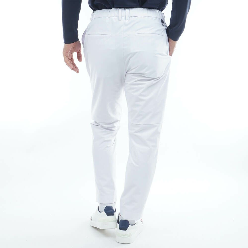 トミー ヒルフィガー ゴルフ　メンズ 撥水 ジョガーパンツ THMA557　2025年モデル ホワイト 詳細2