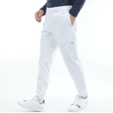 トミー ヒルフィガー ゴルフ　メンズ 撥水 ジョガーパンツ THMA557　2025年モデル ホワイト 詳細3