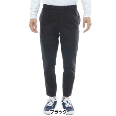 トミー ヒルフィガー ゴルフ　メンズ 撥水 ジョガーパンツ THMA557　2025年モデル ブラック 詳細1