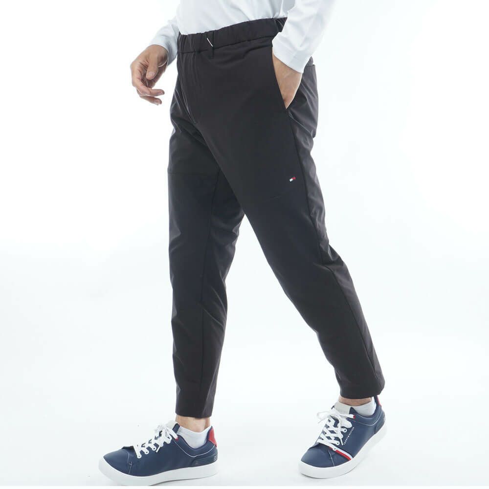 トミー ヒルフィガー ゴルフ　メンズ 撥水 ジョガーパンツ THMA557　2025年モデル ブラック 詳細3