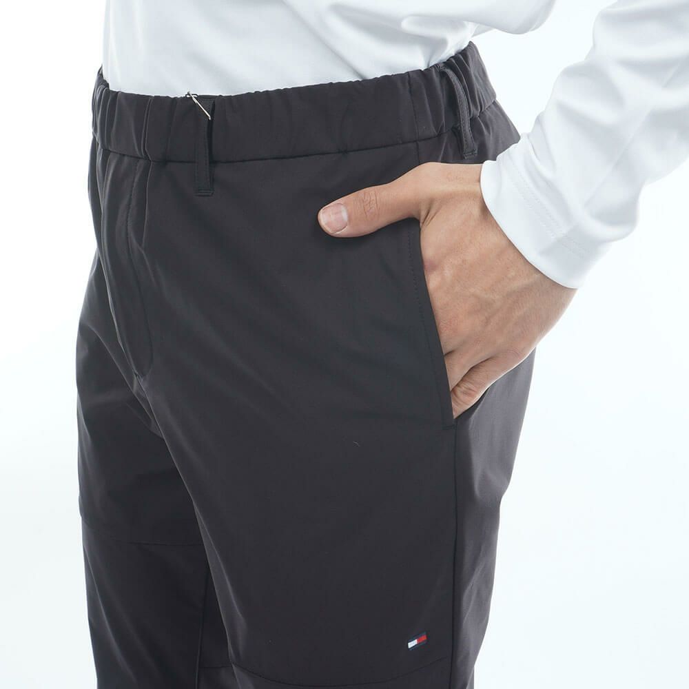 トミー ヒルフィガー ゴルフ　メンズ 撥水 ジョガーパンツ THMA557　2025年モデル ブラック 詳細6