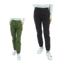 トミー ヒルフィガー ゴルフ　レディース 裾 ロゴゴム ロングパンツ THLA557　2025年モデル