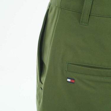 トミー ヒルフィガー ゴルフ　レディース 裾 ロゴゴム ロングパンツ THLA557　2025年モデル オリーブ 詳細5