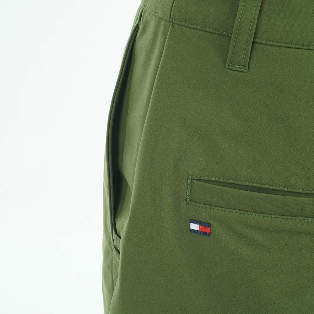 トミー ヒルフィガー ゴルフ　レディース 裾 ロゴゴム ロングパンツ THLA557　2025年モデル オリーブ 詳細5