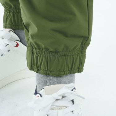 トミー ヒルフィガー ゴルフ　レディース 裾 ロゴゴム ロングパンツ THLA557　2025年モデル オリーブ 詳細8