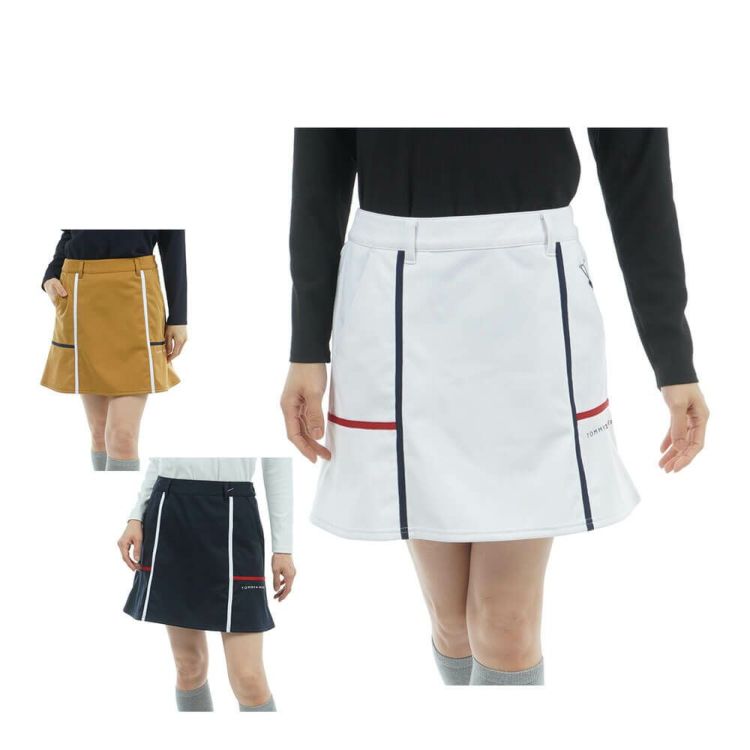 ゴルフウェア　トミー ヒルフィガー ゴルフ レディース ウインドプルーフ スカート THLA585 [2025年秋冬モデル] トミー ヒルフィガー ゴルフ レディース ウインドプルーフ スカート