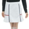 トミー ヒルフィガー ゴルフ　レディース ウインドプルーフ スカート THLA585　2025年モデル ホワイト 詳細1