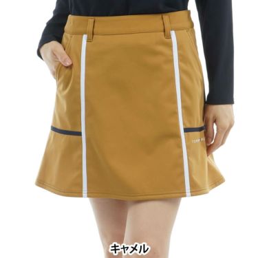 トミー ヒルフィガー ゴルフ　レディース ウインドプルーフ スカート THLA585　2025年モデル キャメル 詳細1
