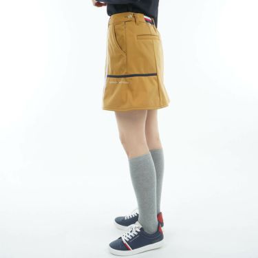 トミー ヒルフィガー ゴルフ　レディース ウインドプルーフ スカート THLA585　2025年モデル キャメル 詳細4