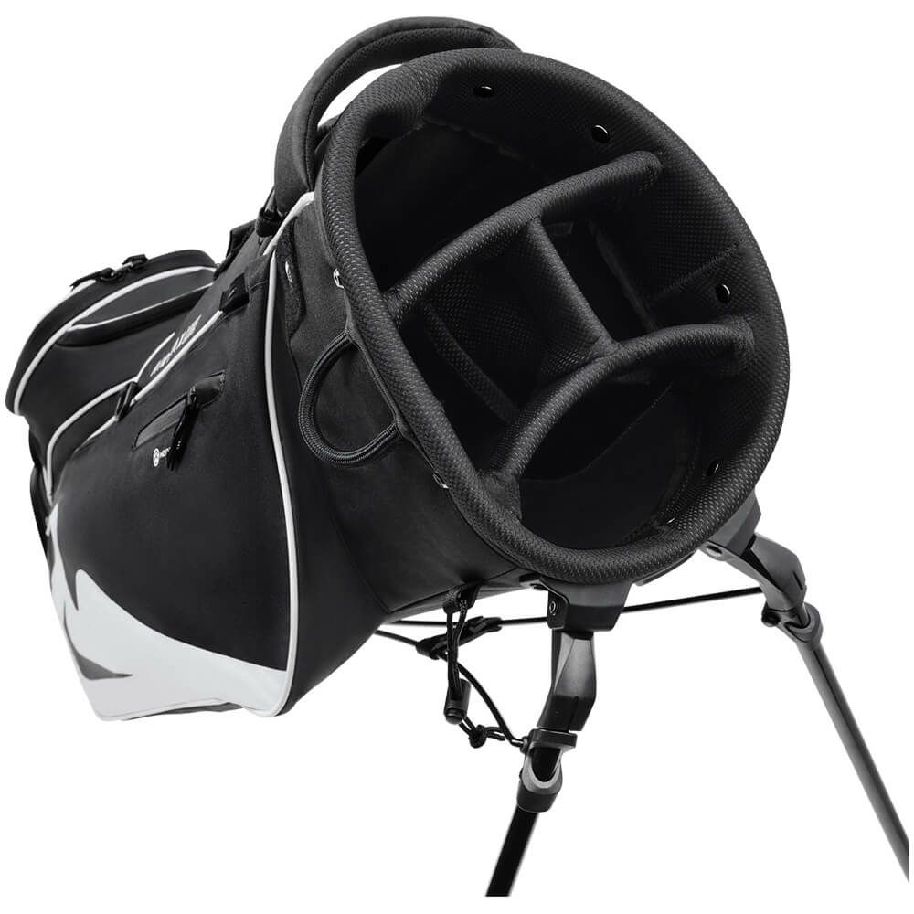 ナイキ NIKE　エアマックス ライト スタンド キャディバッグ GF3018 095 ブラック/ピュアプラチナ/ブラック　2025年モデル 詳細3