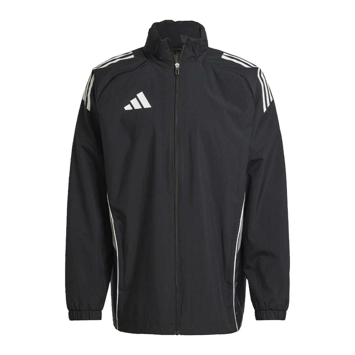 アディダス adidas　ティロ 25 コンペティション オールウェザージャケット ブラック/チームグレーフォー IW0427 メンズ 詳細2
