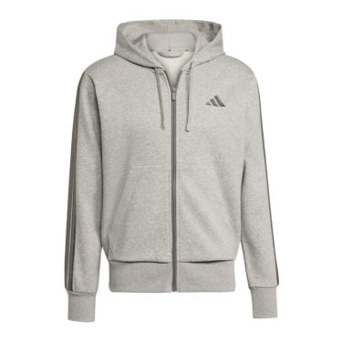 アディダス adidas　ホリデー スリーストライプス フルジップ パーカー ブラック JM1695 詳細7