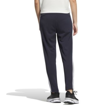 アディダス adidas　スリーストライプス レギュラーフィット ダブルニット トラックパンツ ブラック/ホワイト JW9789 レディース 詳細9