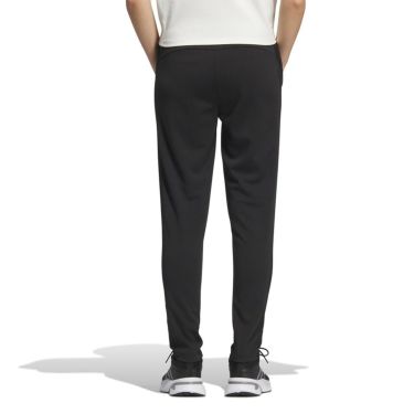 アディダス adidas　スリーストライプス レギュラーフィット ダブルニット トラックパンツ ブラック/ホワイト JW9789 レディース 詳細14