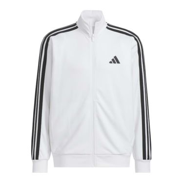アディダス adidas　スリーストライプス レギュラーフィット ダブルニット トラックジャケット ブラック/ホワイト JV6977 メンズ 詳細12
