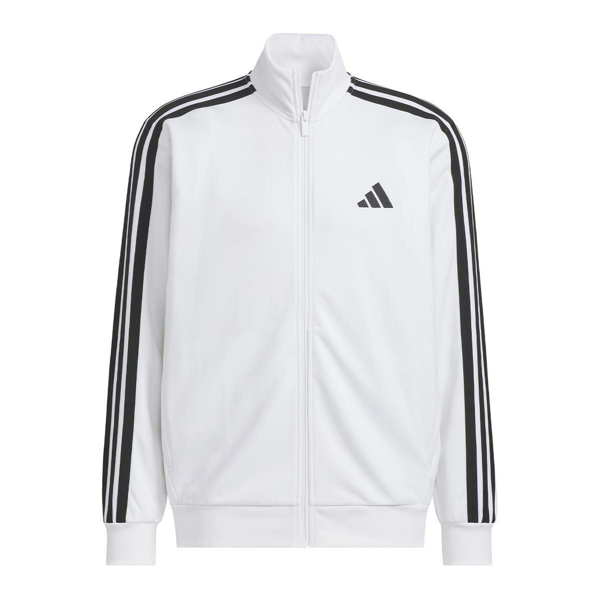 アディダス adidas　スリーストライプス レギュラーフィット ダブルニット トラックジャケット ブラック/ホワイト JV6977 メンズ 詳細12