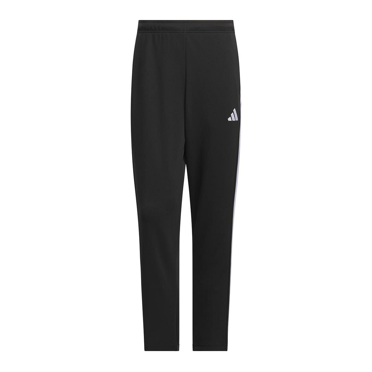 アディダス adidas　スリーストライプス レギュラーフィット ダブルニット オープンヘム トラックパンツ ブラック/ホワイト JV6982 メンズ 詳細2