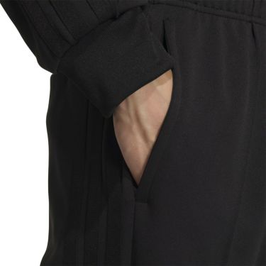 アディダス adidas　スリーストライプス スリムフィット ダブルニット オープンヘム トラックパンツ ブラック/ホワイト JV6990 メンズ 詳細11